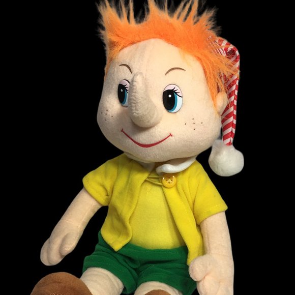 Zhenjiang Lian Yew Elf Pinocchio Plush Stuffed Poseable Doll 18" RARE VHTF - Picture 1 of 11